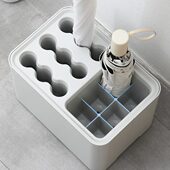 家用雨伞架商用办公室门口大堂放雨伞收纳架短伞置地入户沥水雨伞