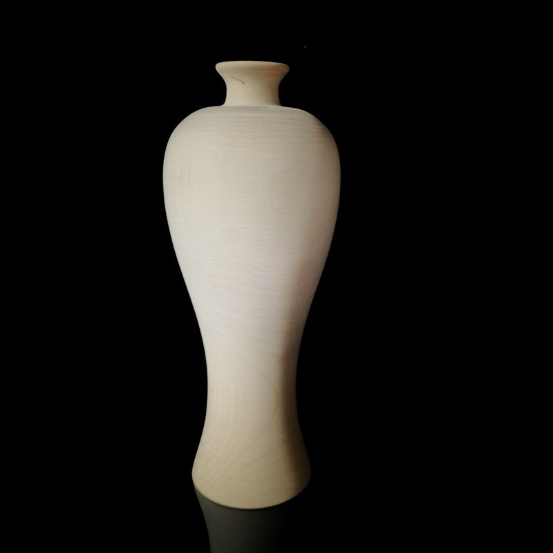 木瓶漆器木胎漆艺材料大漆木胚素胎椴木白胚漆画底胎加Y工定做梅