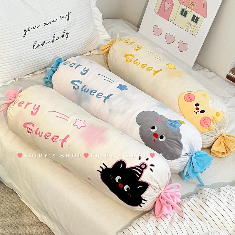 糖果长条抱枕睡觉侧躺夹腿加厚加长款枕头可拆洗宿舍卧室床头靠枕