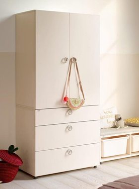 怡伦家居进口宝宝储物儿童EDDI系列衣柜抽屉组合柜收纳柜
