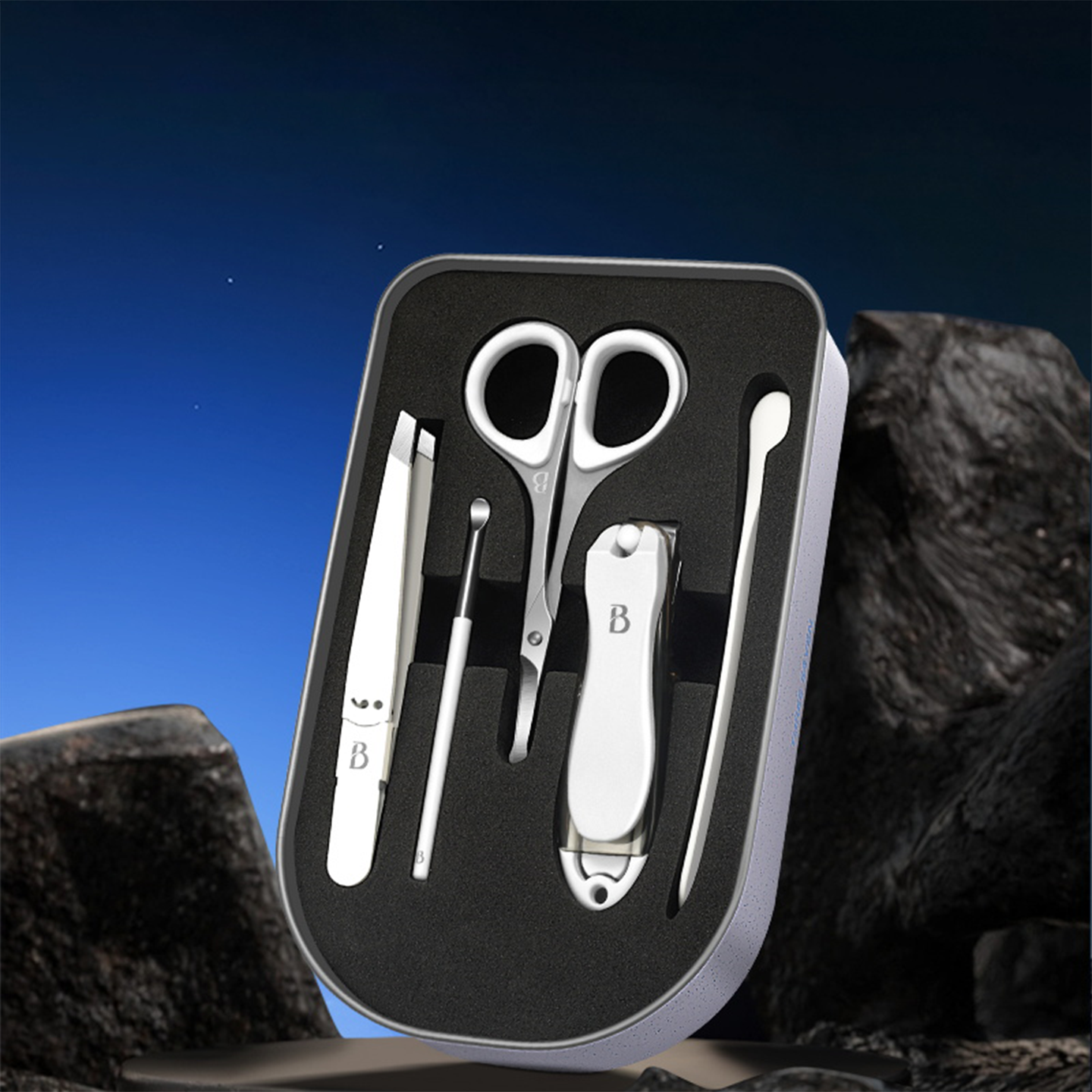 韩国777进口高档剪指甲刀套装家用原装男女修甲指甲钳挖耳勺工具