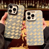 适用于17promax马年满屏小马手机壳iPhoneAir简约OPPOReno9彩银Realme真我GT6男女款 iQOOZ9Turbo全包保护套