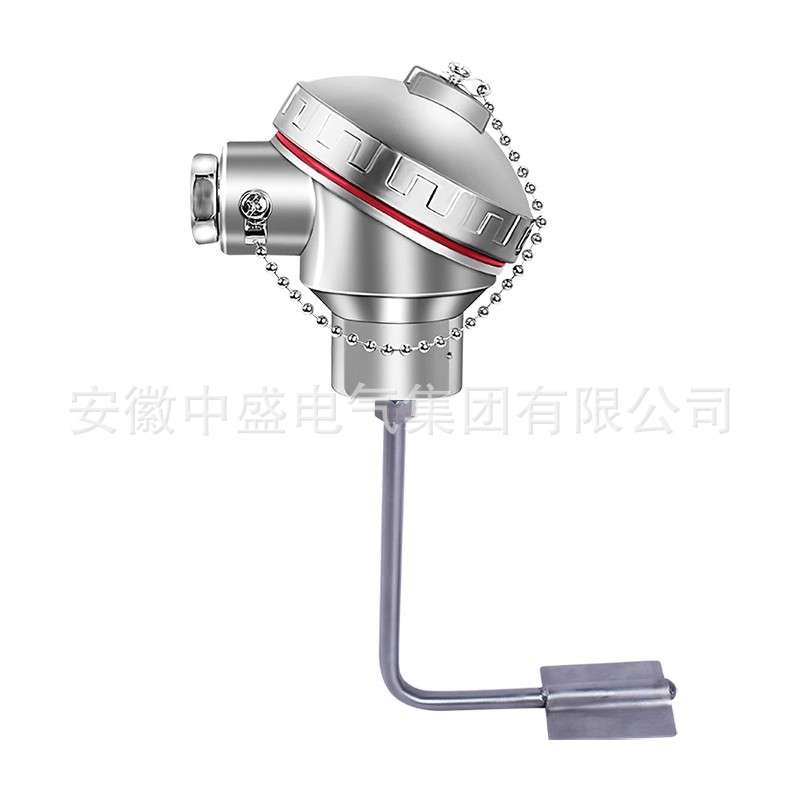 锅炉防爆铠装热电阻带底座WZPK-573防水腐高温贴片温度变送器