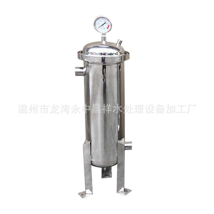 温州厂家供应侧进式不锈钢加厚10吨DN25内丝4号袋式过滤器