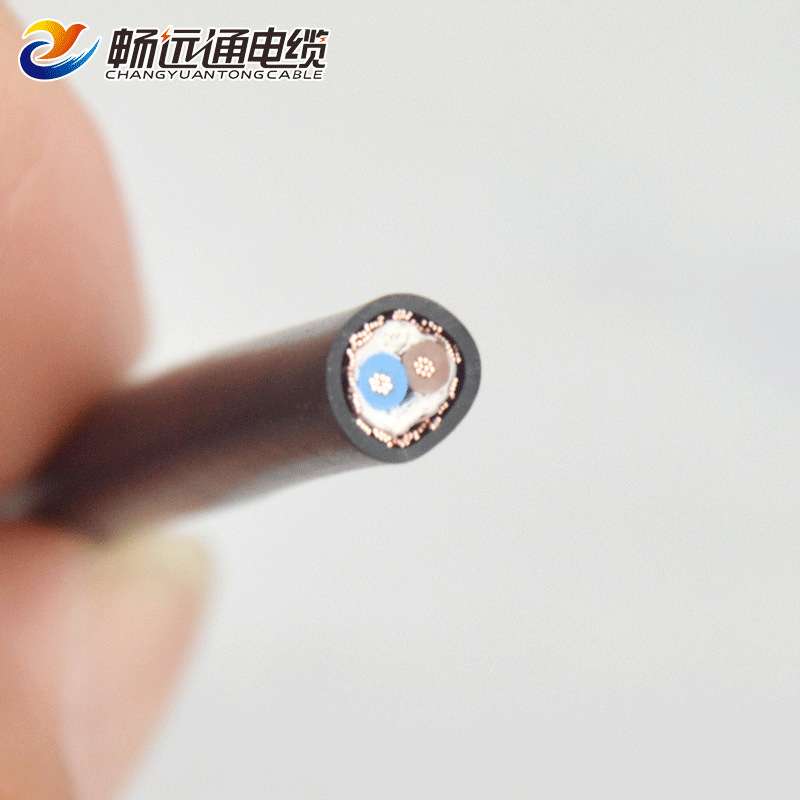 厂家现货铜网信号线  RVVP2*0.3平方屏蔽线 国标纯铜监控抗干扰线