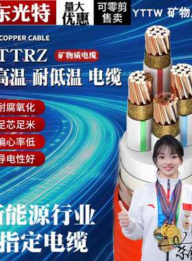 国标BTTRZ无机矿物质金属护套绝缘防火电缆YTTW3*150+2*95平方5芯