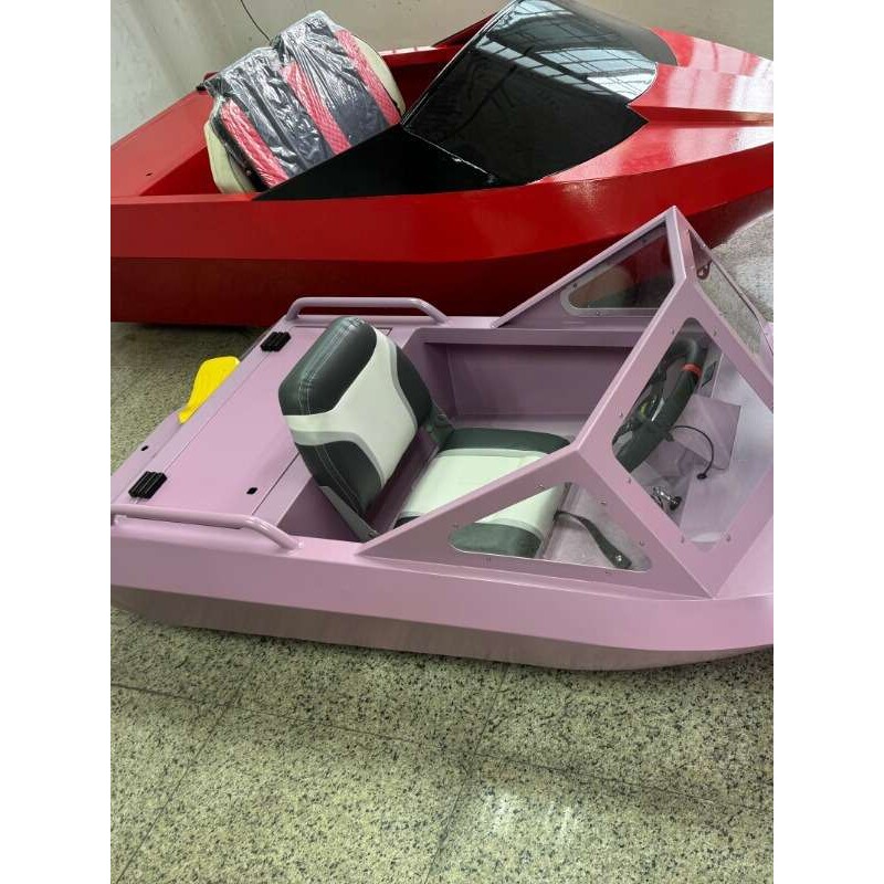 电动迷你卡丁船 水上乐园电动冲浪船 铝合金船身小型涡喷快艇厂家