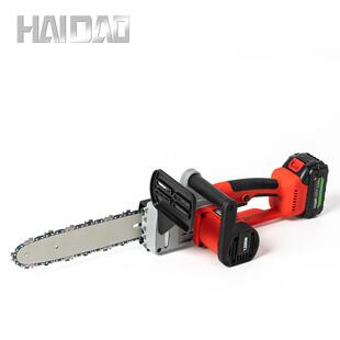 海道20V大功率锂电锯电链锯家用油锯果园修枝锯无线多功能电锯