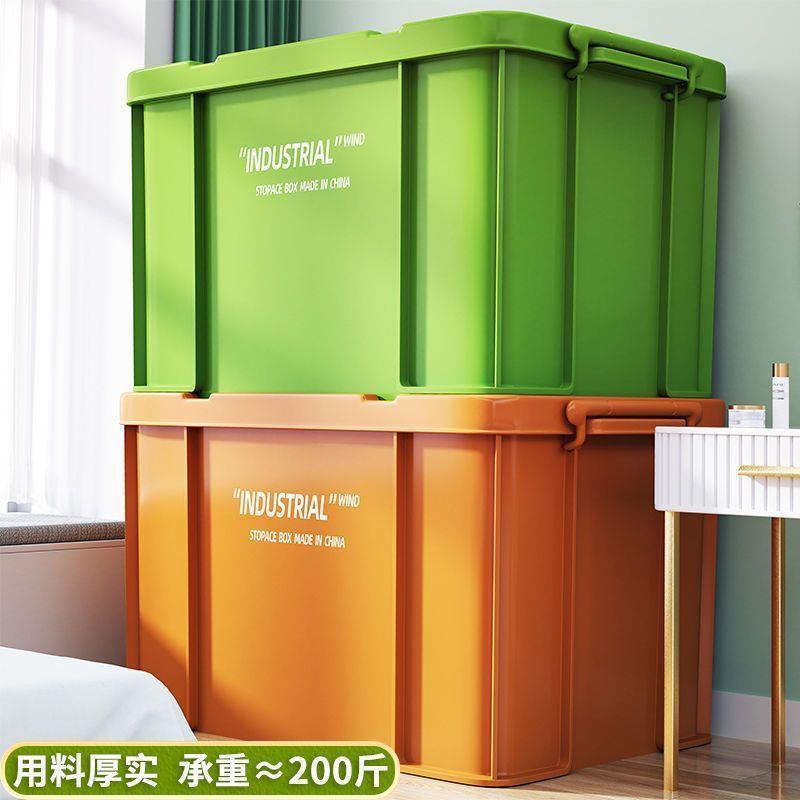 P1L整理箱收纳箱家用大号工风收纳箱加收厚特大业塑号料纳302盒露