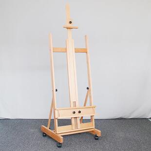 木特扎公楼展盘广告司宣传架子可调节748折叠油画架木制示画架画