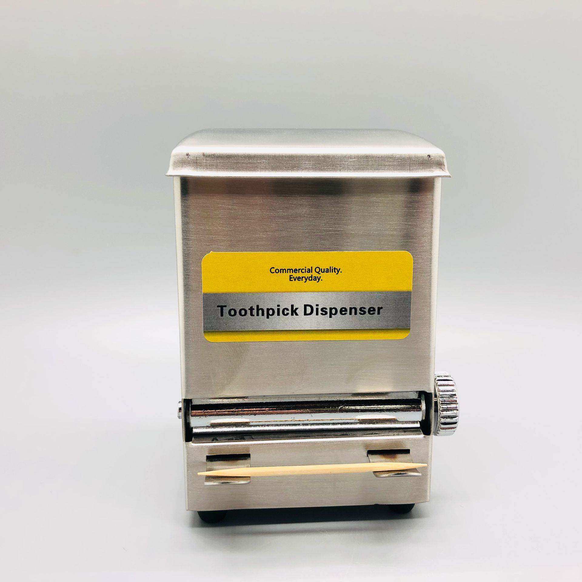 不锈钢机械扭动式复古创意可乐自动贩卖机牙签盒304 不锈钢牙签筒