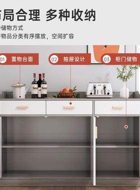 餐边柜代现厨房柜简约储物柜家用橱子柜碗柜CBG00480客厅物置柜简