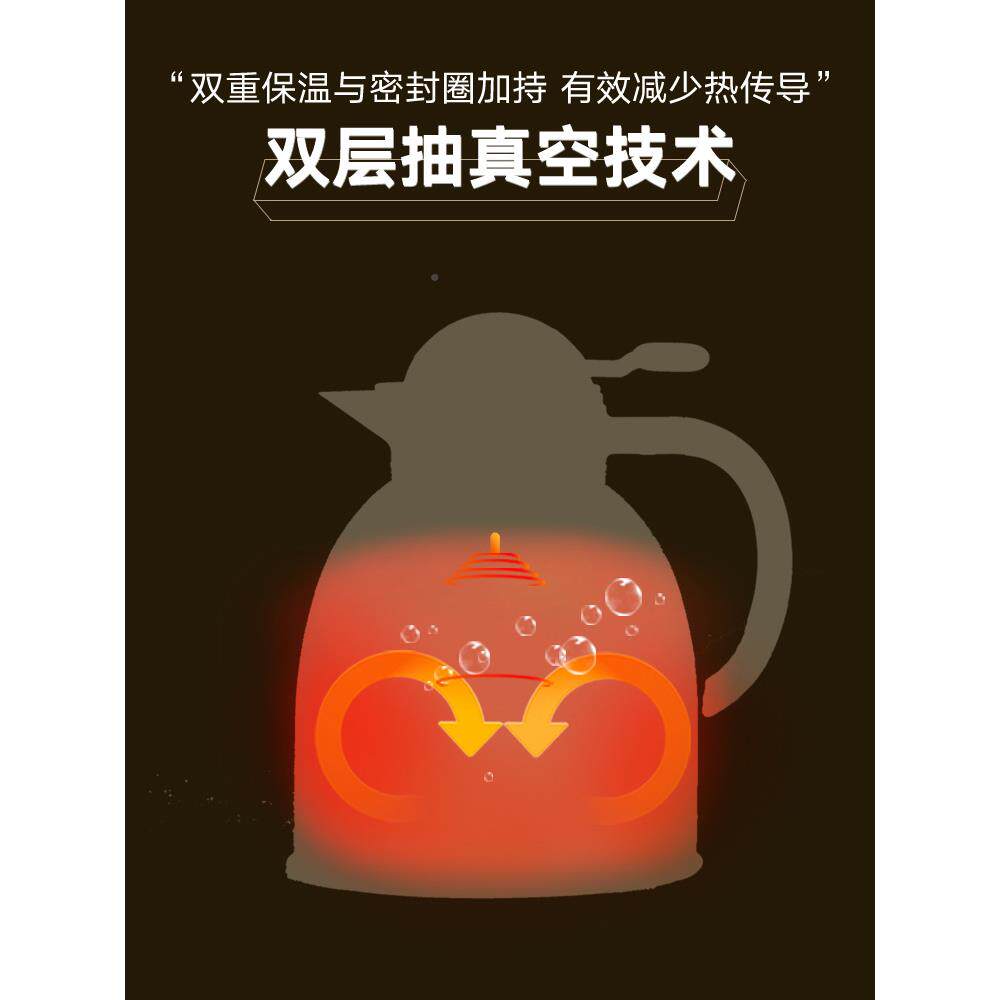 保水温结婚陪嫁壶一色对小焖茶壶家用壶热水瓶闷泡壶红866暖壶