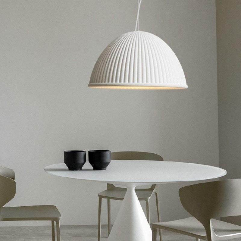 南款简瓜餐厅吊灯简约629现代极设计师家用圆树脂餐形饮店铺饭厅