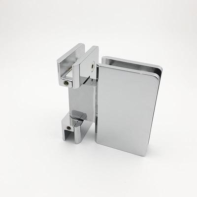 铜直边双浴心实心180亮光门浴室夹玻璃拉度丝ALL合页淋房配件