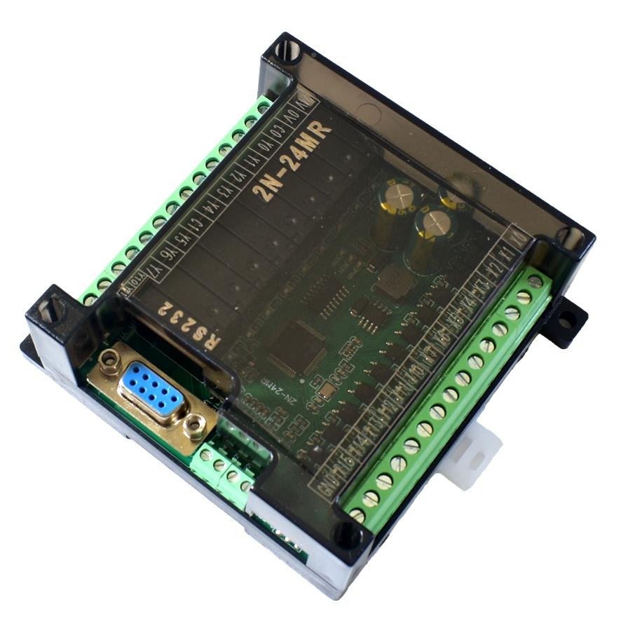 plc工控板国产控单板FX2N制m器fx2n10/14/20/2可4-/32/r/mt串口编