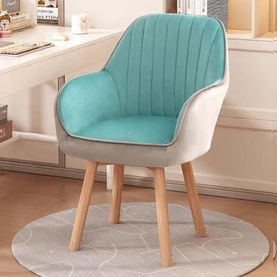 电脑椅子家用舒书坐适久背护腰办公靠椅实木化妆宿舍无品牌/学生