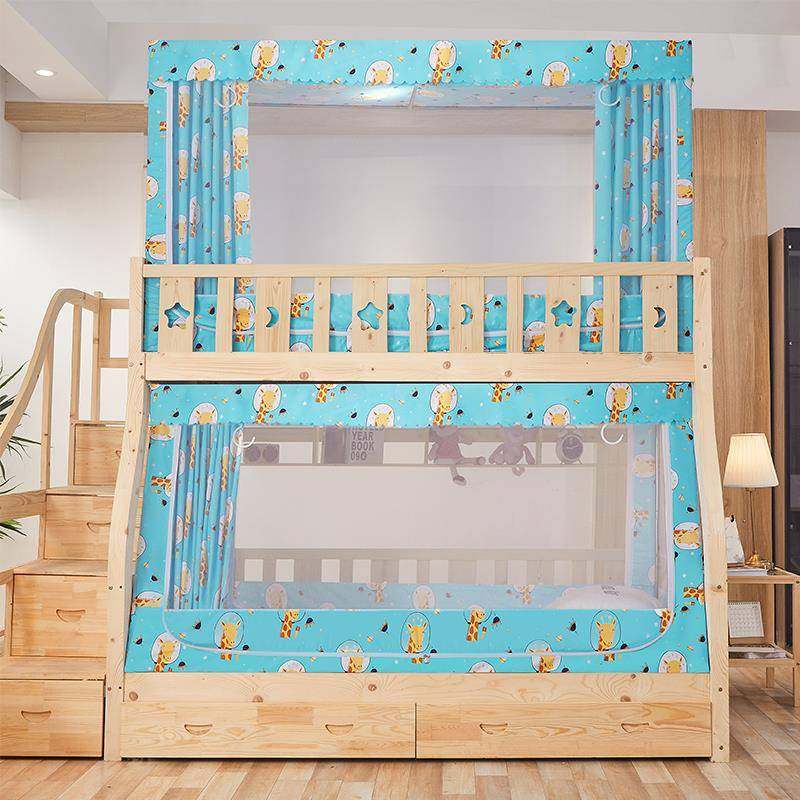 ll床子母蚊帐1.2m上下铺.5梯形1家用bbf358861.高6低床1.3儿童双