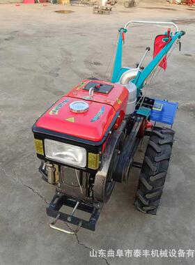 农POB用小型扶开沟机挖功多能链条式沟机犁地松土手微耕机