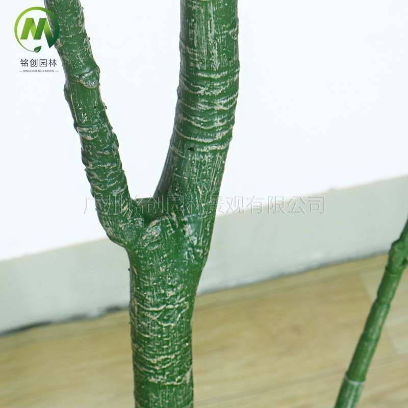 带盆家居装饰仿真发财树仿真绿植造景盆栽发财树 假绿植招财盆景