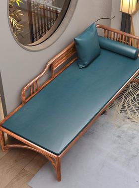 7W新中式实木IOK厅贵妃椅客家卧室美人榻沙发小汉户型具罗床白蜡