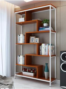 隔断物架铁艺风12316客厅书博古架简易多层收纳架屏办置公架玄关