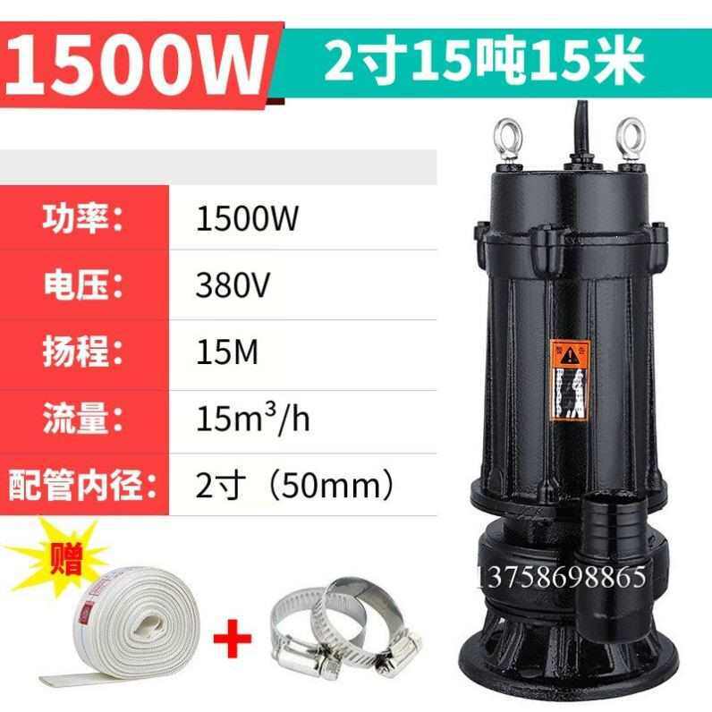 人民用污水泵单相排污泵小型潜水泵工程抽化粪池抽水机220V380V