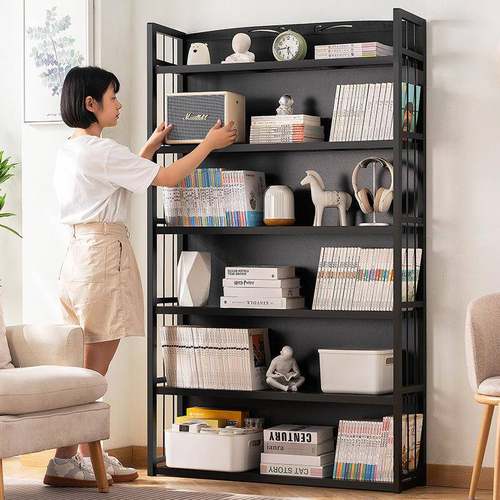 简易书落地书儿童阅读区绘本架架靠墙置物架客纳厅家用459DCSJ收