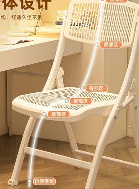 折叠椅子简易凳便携办公XTE椅靠背椅用会议家椅电脑椅餐椅子宿舍