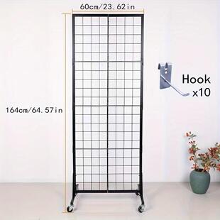 亚展马逊可拆装 地网格展示架可移立动落站画269画室折叠网格展示
