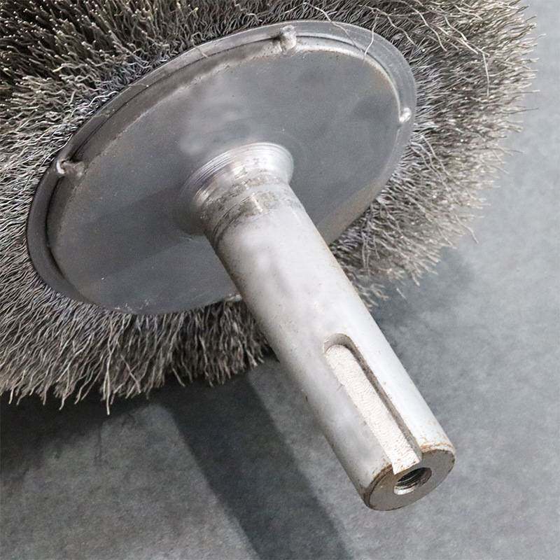 毛刷厂家直供钢丝辊 工业缠绕抛光钢丝刷辊 机械刷辊