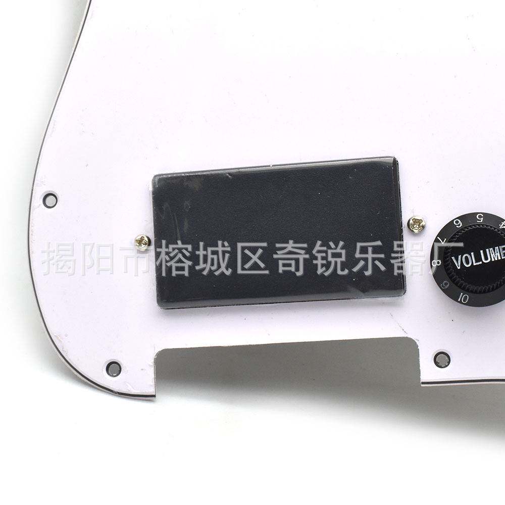 双双电吉他面板拾音器 HH双线圈封闭式拾音器总成 带音量音色五档