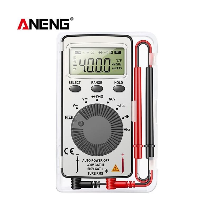 新品数显万用表 超薄迷你型电压电流H表 便携式卡片数字万用表