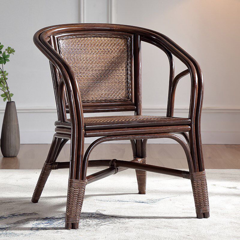 家用天然真藤椅子藤椅靠背椅阳台藤编椅客厅滕椅老人椅单人藤条椅,住宅家具,阳台椅,淘宝优惠券,粉丝福利购,淘宝优惠卷