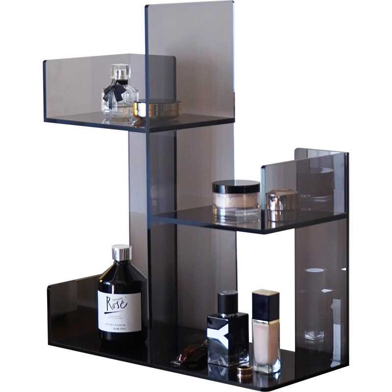 亚克力现代台面置物架手办展示架陈列架浴室洗漱台收纳整理架