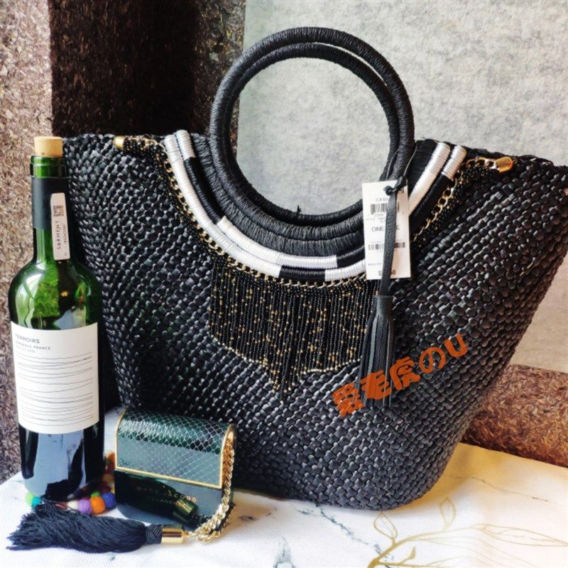 全手工编织新款大手袋包流苏草编手提包大容量包包女,箱包皮具/热销女包/男包,通用款女包,淘宝优惠券,粉丝福利购,淘宝优惠卷