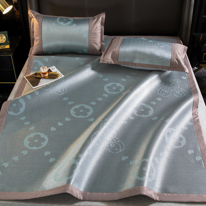 夏天冰藤冰丝凉席三件套草席学生宿舍单人夏季P席子床笠款藤席软,床上用品,冰丝席,淘宝优惠券,粉丝福利购,淘宝优惠卷