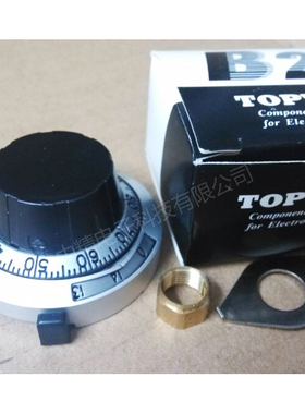 带开关锁定 46MM电位器旋钮 B2精密刻度盘旋钮 可调电阻多圈旋钮