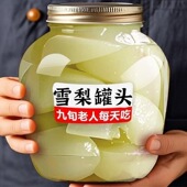 新鲜雪梨罐头雪梨梨罐头即食雪梨整箱当季 厂家直销 鲜果玻璃罐
