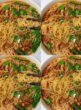 【买一箱送一箱】云南过桥米线桶装香菇鸡汤速食免煮夜宵零食整箱