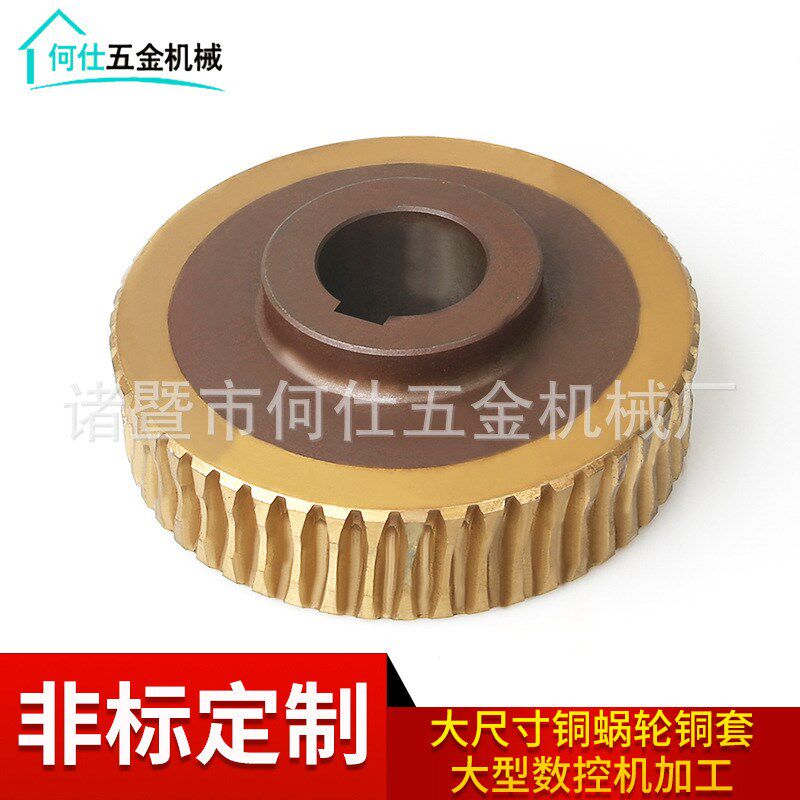 厂家加工铜蜗轮 蜗轮蜗杆批量生产各类牌号铜94 10-1翻砂铸造