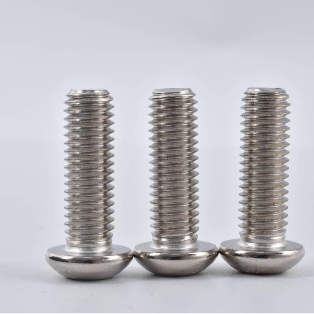 镀镍12.9级高强度SCM435内六角半圆头平圆头 圆杯螺钉（M3-M5)
