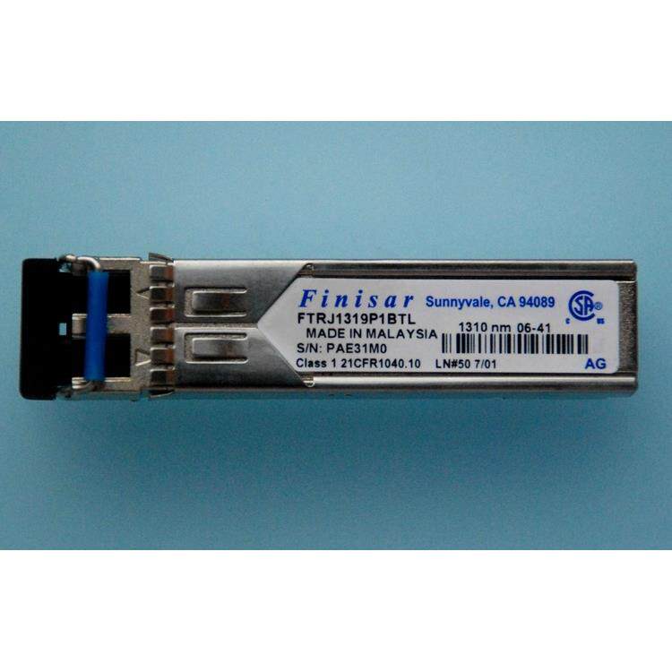 Finisar 千兆单模 2G 10km 单模双纤SFP: FTRJ1319P1BTL