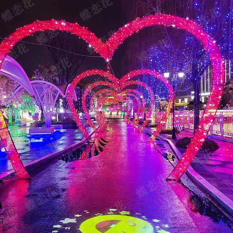 节日主题灯光节策划 项目地产引流灯光展 商业庆典美陈亮化灯光秀