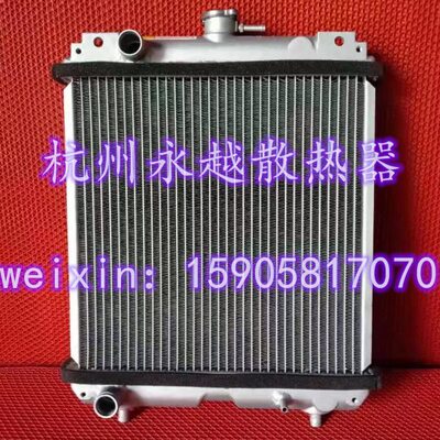 卡特E301.5 301.7挖掘机水箱散热器水冷器 加厚 原装铝塑