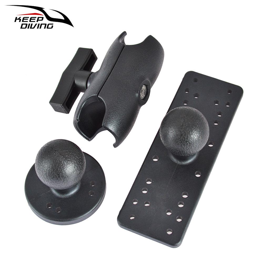 皮划艇鱼器支架探鱼器GP寻S架预装板360支度旋转佳明探鱼固定KK-A