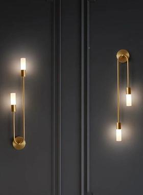 北欧轻奢灯19017现代客厅沙发背景墙走过道灯廊简卧室床头长壁约