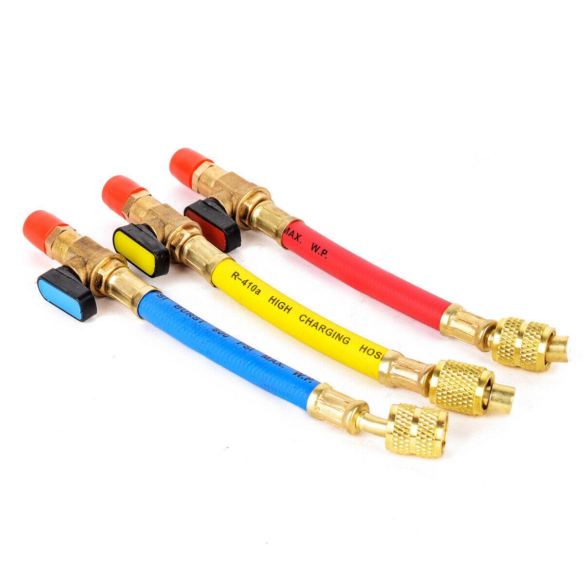 加氟管带球阀冷R22R410媒三色球阀带管3ps19mcR134acR140a
