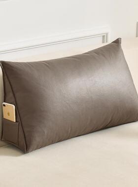 科技布沙EXU发枕靠垫客厅飘窗护腰角靠背榻榻米软包三软包靠可拆