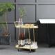 北欧移动双餐车酒5548店商用送餐车茶水三车层层酒水车小推蛋车糕